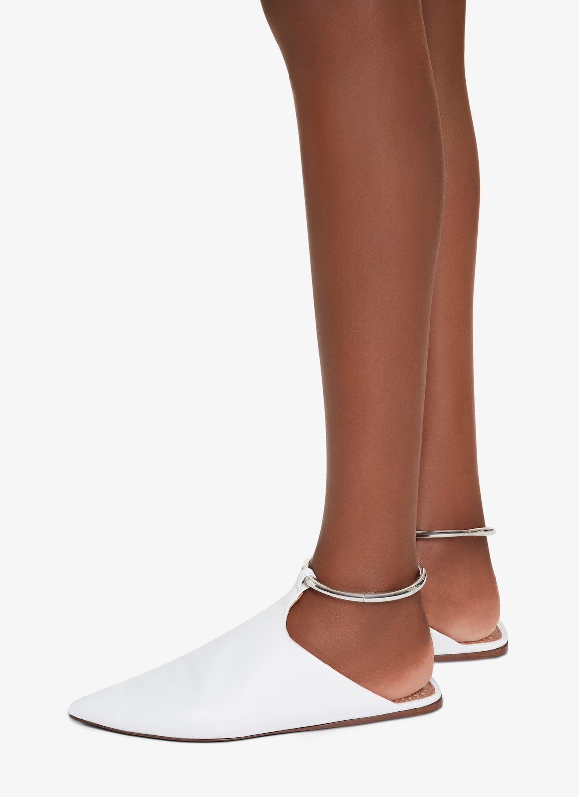 Babouches en cuir ALAÏA BLANC BABOUCHES EN CUIR